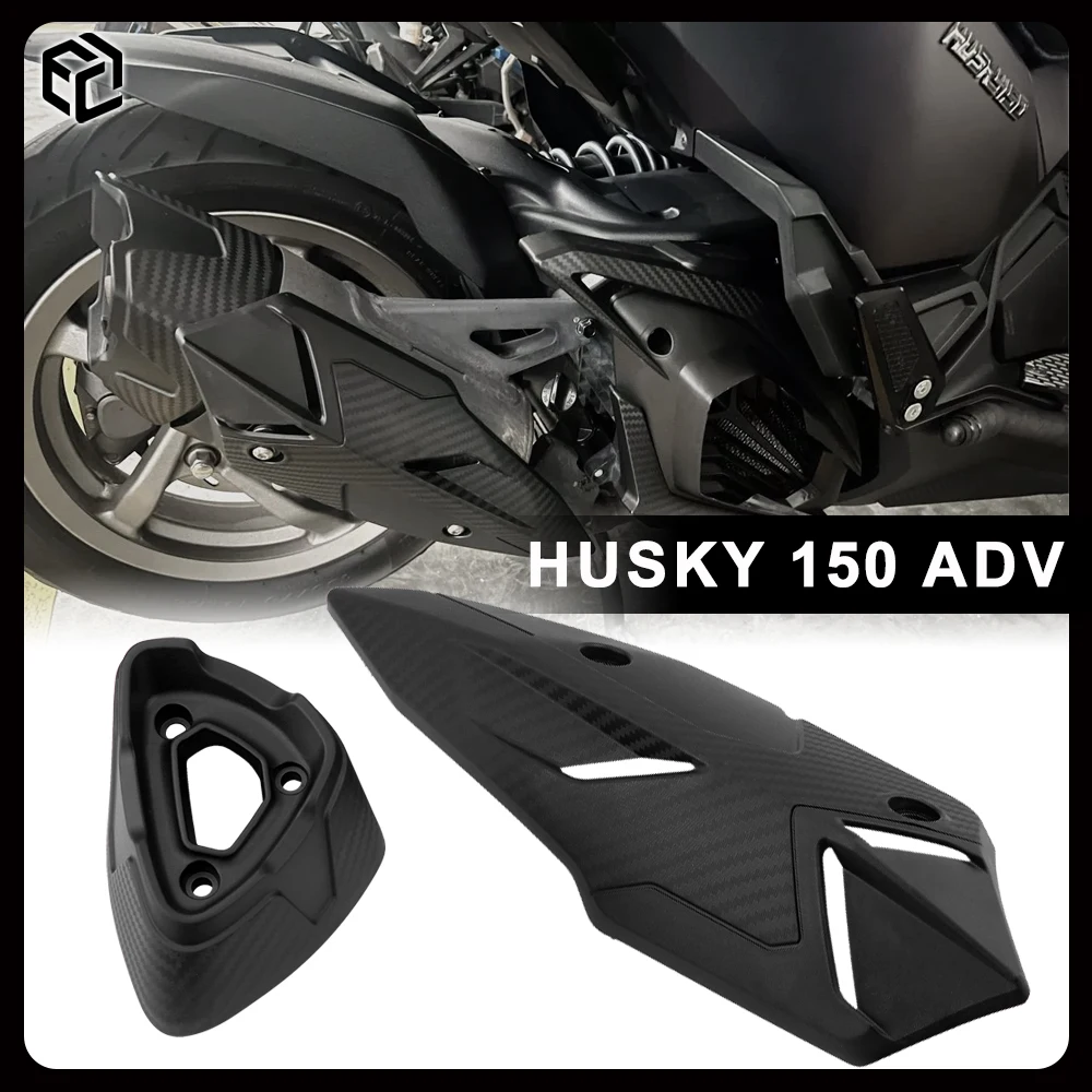 

For SYM HUSKY ADV 150 NAGA155 DRG Exhaust Pipe Shield Motorcycle Exhaust Pipe Protector Heat Shield Cover Motorcycle Accessories