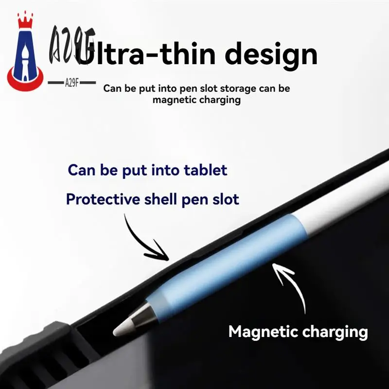 

A29F-Silicone Ergonomic Grip Holder Protective Case Fundas For Pencil 2 3 Ipad Touch Pencil Pro Accessories