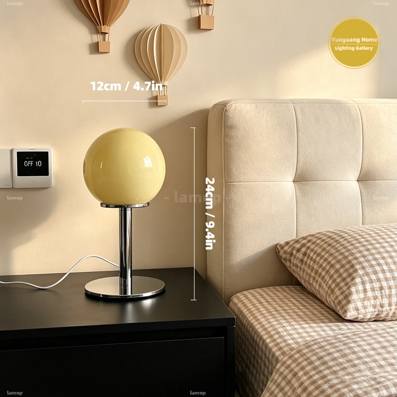 Denmark Bauhaus Table Lamp Nordic Style Personality Fashion Simple Medieval Study Bedroom Bedside Table Lamp Reading Lamp