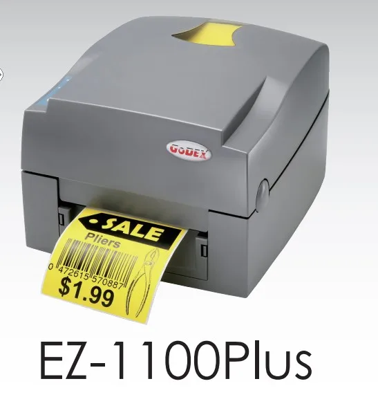 Large Capacity Carbon Tape Hot Roll Label Printer Barcode Printer Jewelry Label Printer EZ-1100Plus