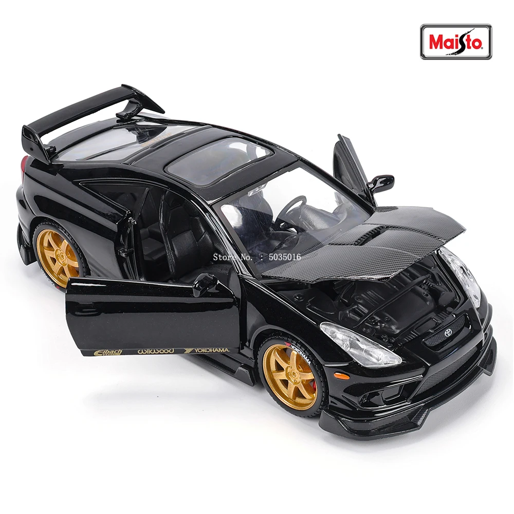 Maisto 1:24 Toyota Celica GT-S Supercar Antique Car Static Die Casting Car Collectible Model Car Toy Gift Tide Play