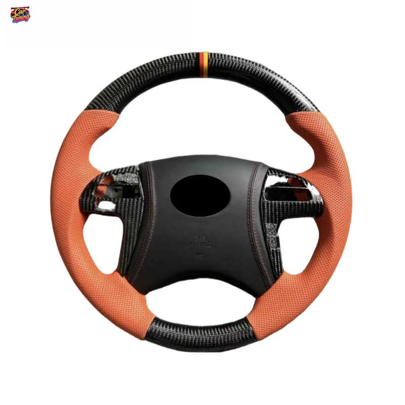 For Toyota 6th Generation Camry Highlander Flat Bottomed Sport Carbon Fiber Steering Wheel Modification and Upgrade