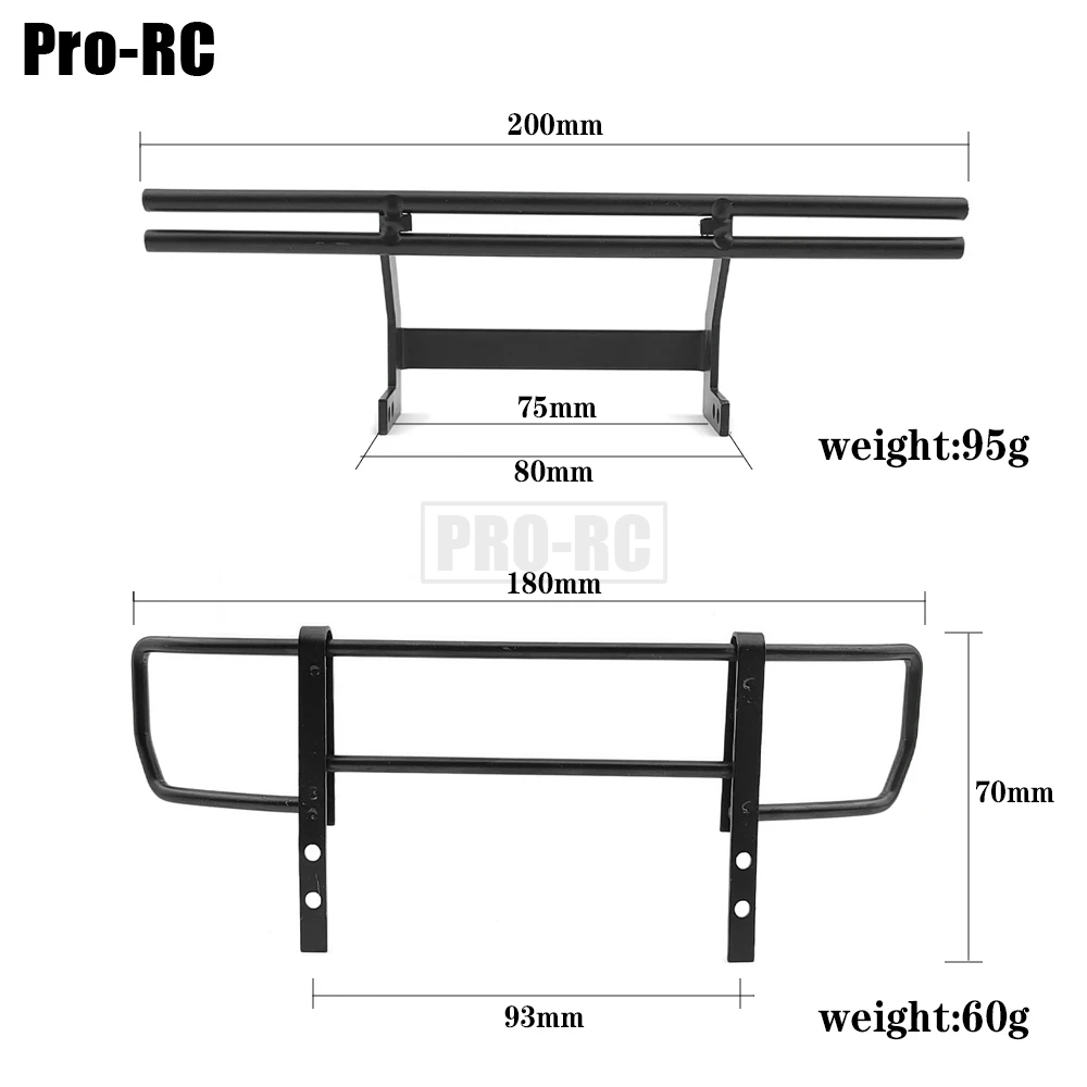 Voor & Achter Metalen Klassieke Bumper Voor 1/10 Traxxas TRX4 TRX-4 TRX-6 TRX6 G63 G500 RC Crawler Auto Upgrade Onderdelen