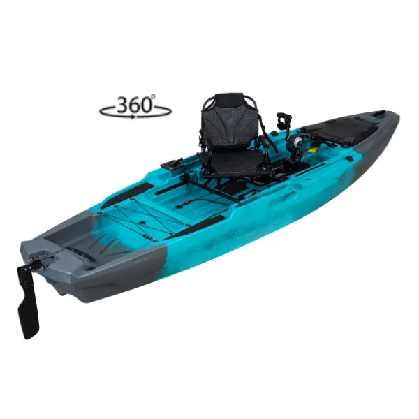 

LSF Single Person HDPE Plastic Non- Inflatable Kayak with Electric Motor 3.71m Length CE Certified for Kayak Fishing