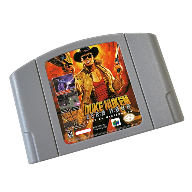 

Game Cartridge BUKE NUKEM ZERO HOUR_ N64 Game Cartridge Compatible Fond memories of childhood