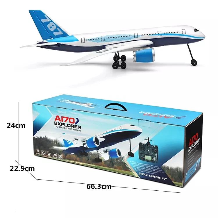 Wltoys Xk A170 RFT air craft 3D/6G  Brushless Epp 787 Civil  Rc Airplane Model Foam Plane for Adult