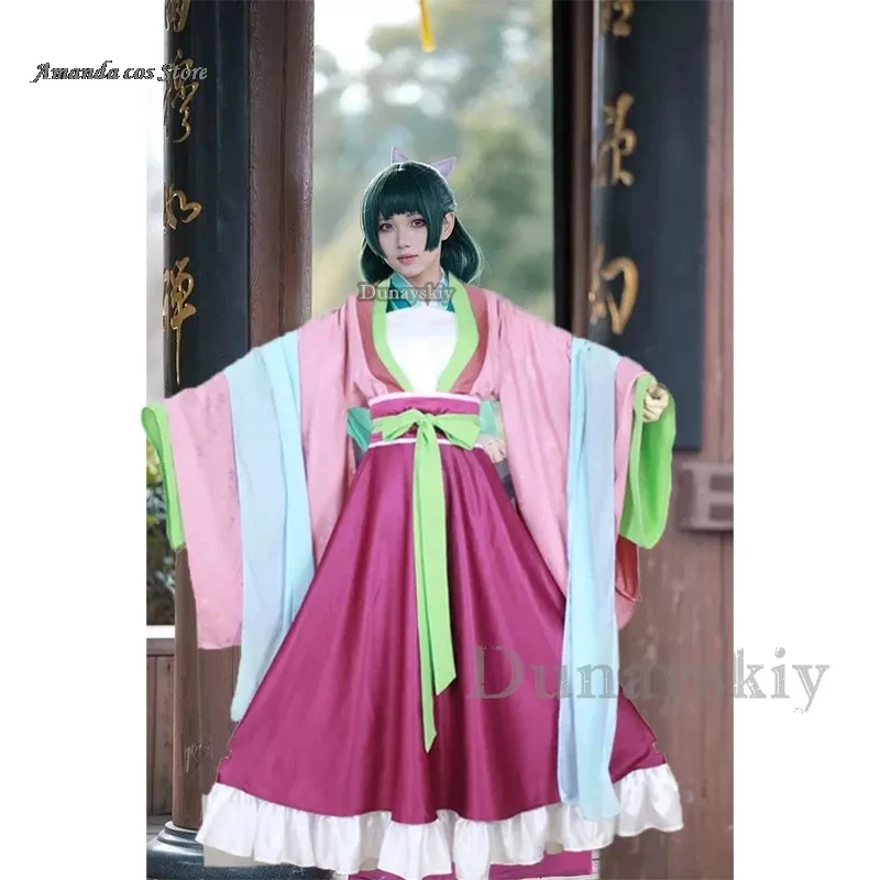 Maomao Costume da donna Set cosplay da uomo The Apothecary Diaries Anime Donna Halloween Costumi per adulti Vestito Ragazza Custumes Donna