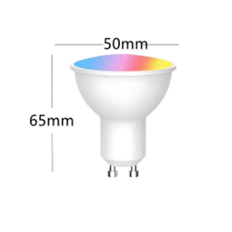 A76X-Tuya Bluetooth GU10 LED 電球調光可能 6 ワット 220 V スマートライフアプリ制御スポットライト電球は Alexa Google で動作します