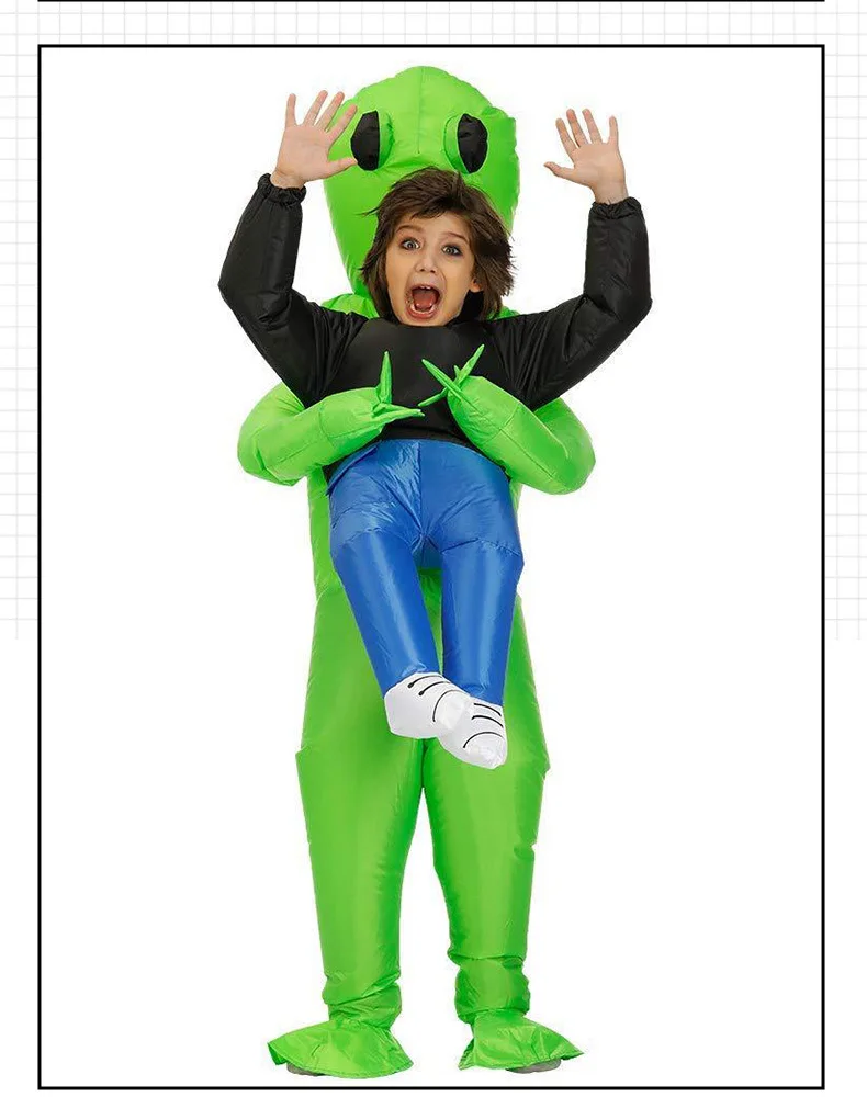 

Alien inflatable costume, Halloween and Easter costumes, funny clothing, dressing props, doll clothes for children and adults