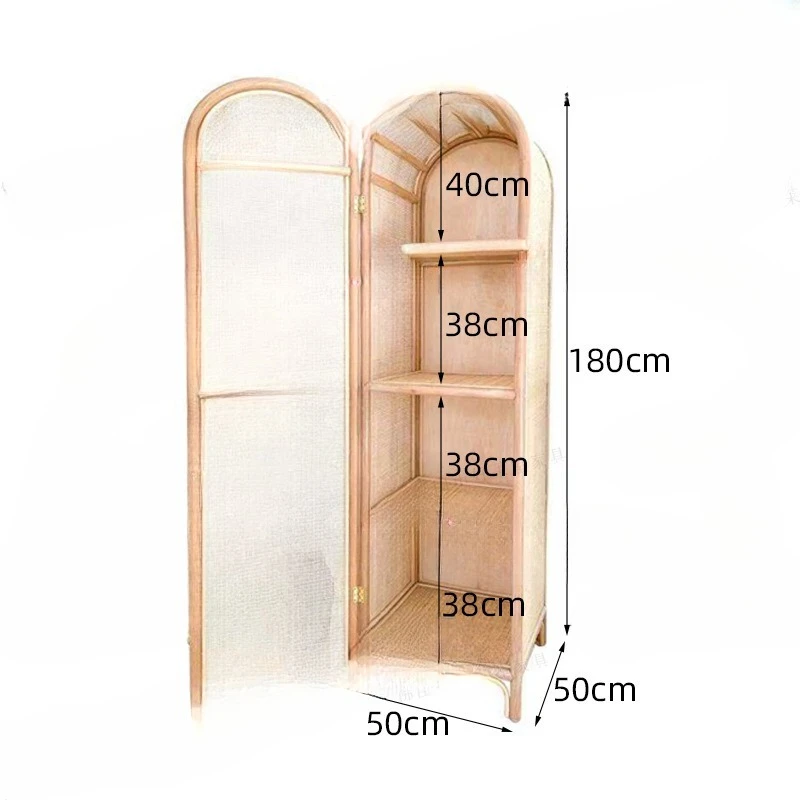 خزانة ملابس فردية من الروطان الشمالي، منزل صغير، شقة غرفة نوم، خزانة تخزين يابانية قديمة #3