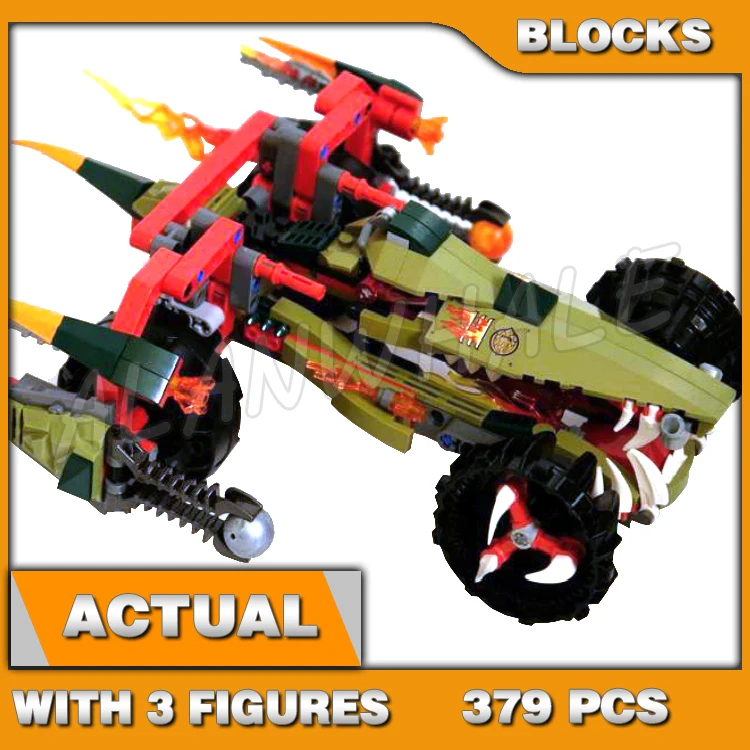 

379pcs Chima Cragger's Fire Striker Fire-down CHI Power Mode Ice Catapult 10294 Building Block sets Compatible With Model
