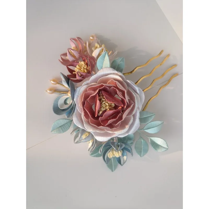 [Chunting Snow] Mingyue Youtan - bean paste color peony hibiscus peony tangled flowers