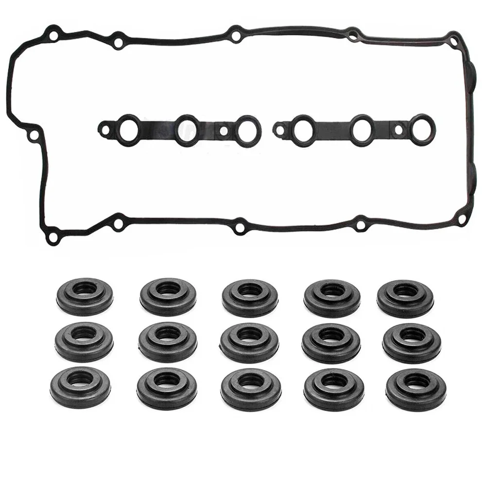 OEM 11120034108 11129070532 11121437395 Valve Cover Gasket Set for BMW E36 E38 E39 323i 328i 528i 728i M3 Z3 M52 2.8L 1996-2002