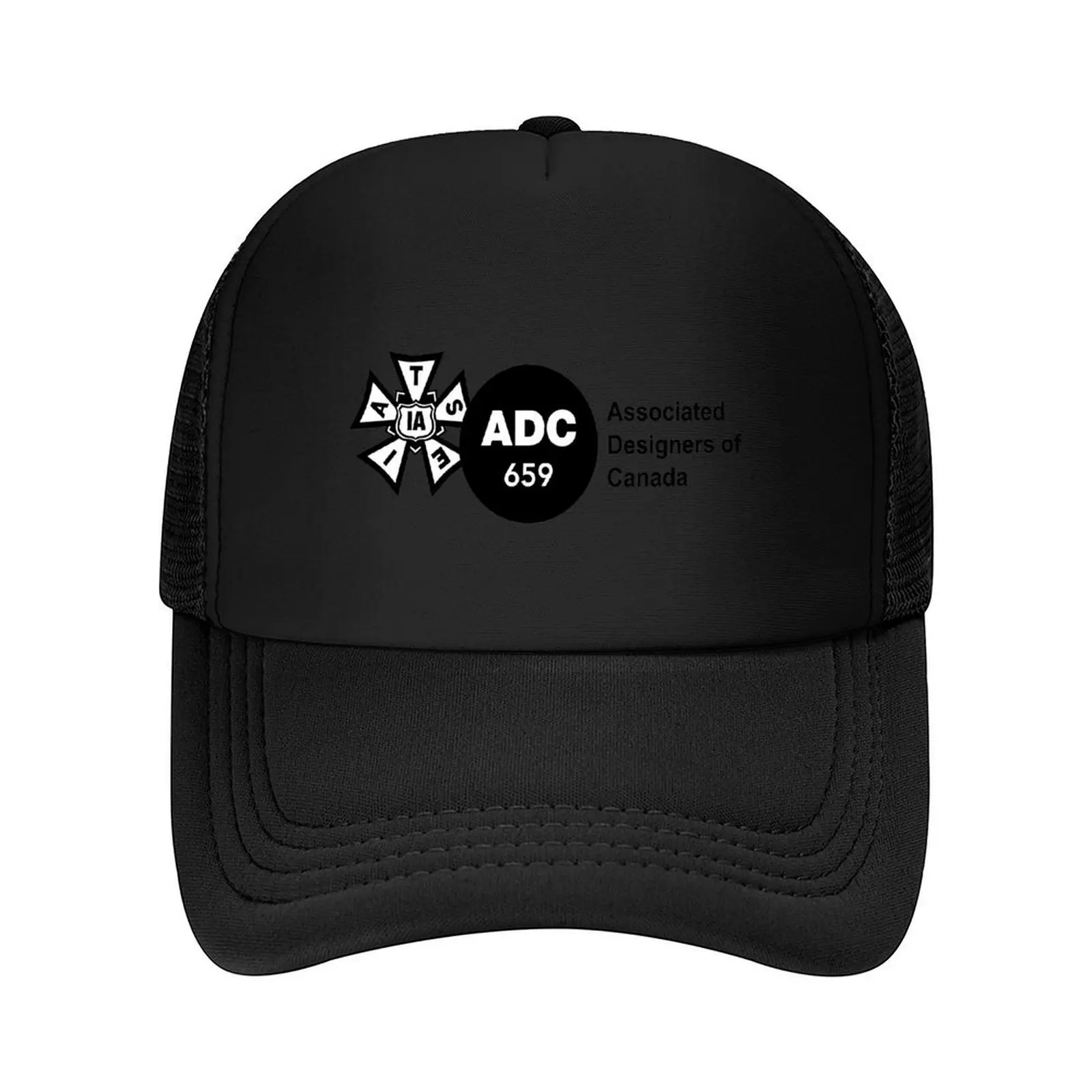 

ADC659 Logo Black with Words Baseball Cap Snap Back Hat Luxury Hat fun hats custom caps Ladies Men's
