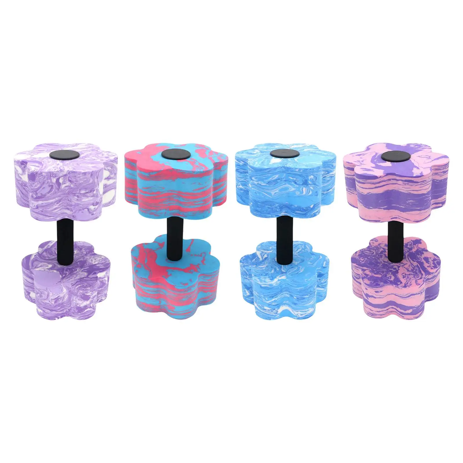Aquatic Dumbbell Bar EVA Material Water Weights for Swimming Workout Hand Bar for Adult Children