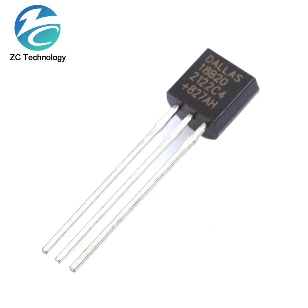 5PCS/LOT DS18B20 18B20 TO-92 Temperature sensor New and Origianl DS18B20 TO92 DS18B20 18B20