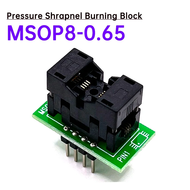 MSOP8-0.65 MSOP8 to DIP8 MCU Test IC Socket Programmer Adapter Socket