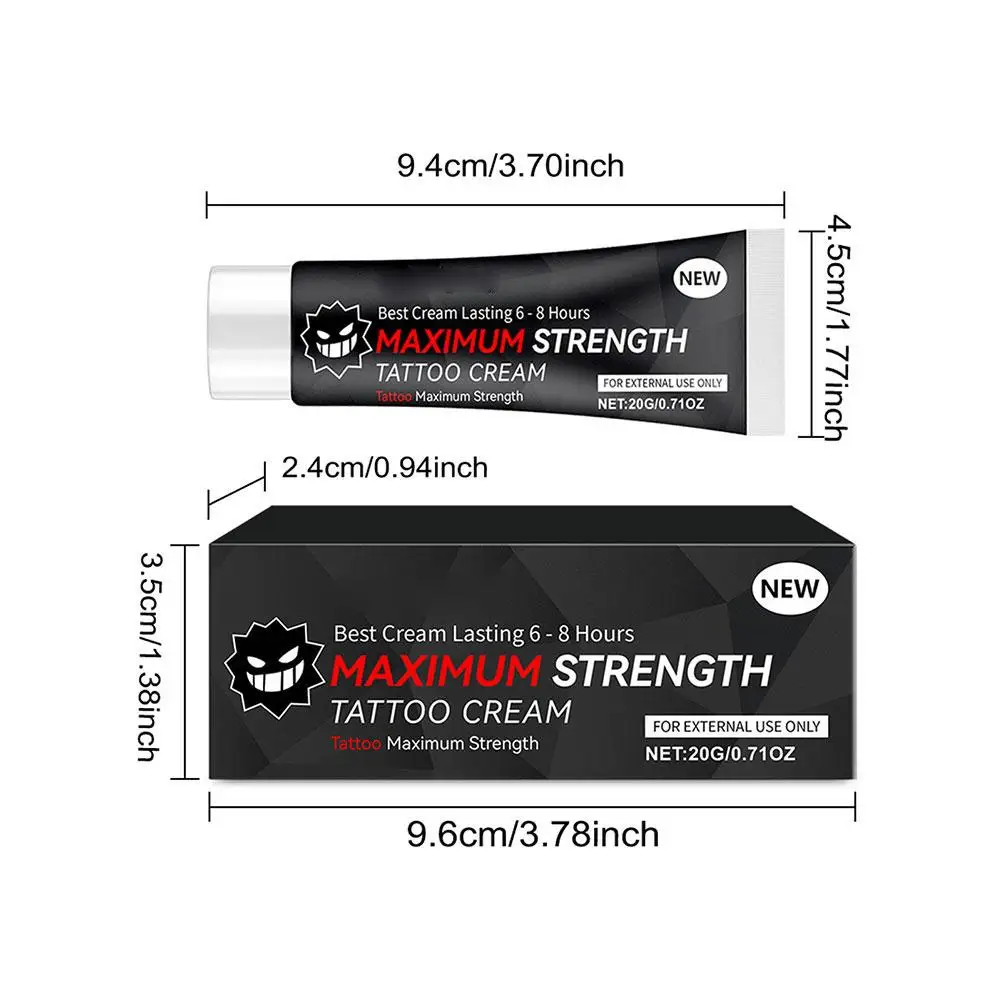 Original POWERFUL GOOSICA Tattoo-Creme vor Permanent Make-up, Microblading, Piercing, Augenbrauen, Lippen, Liner-Zubehör 10g – Detail 19