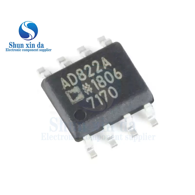 AD822 AD822ARZ AD822ARZ-REEL7 AD822A AD822AR SOP-8 Single Power Supply Rail-to-Rail FET Input Operational Amplifier SMD IC