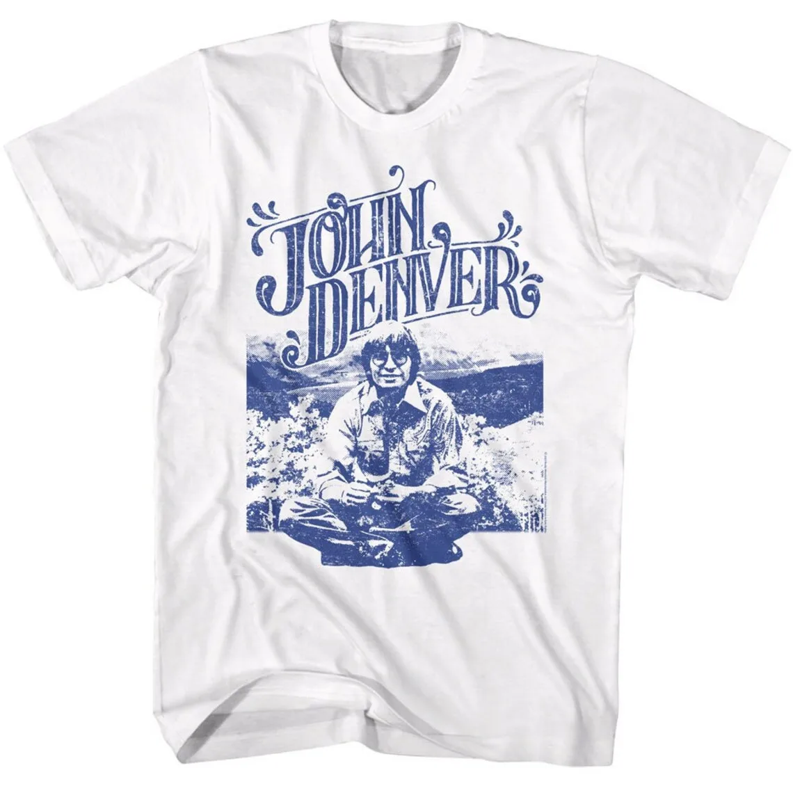Vtg John Denver Gift For Fans Cotton White All Size Unisex Shirt BL107