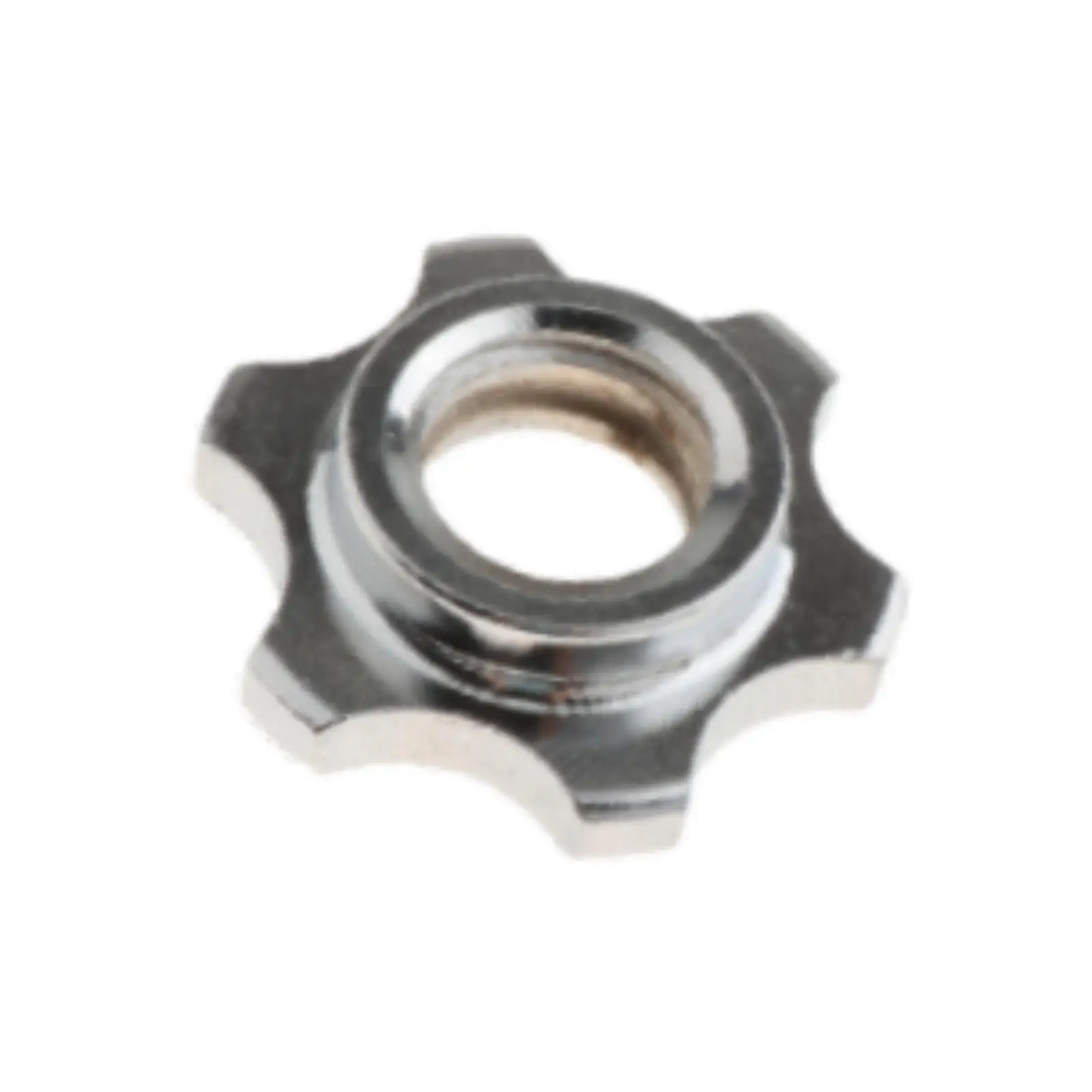 Dumbbell Nut 2.6cm Inside Dia Anti Slip Barbell Spinlock Collar for Adjustable Dumbbell Handle Dumbbell Indoor Outdoor Sports