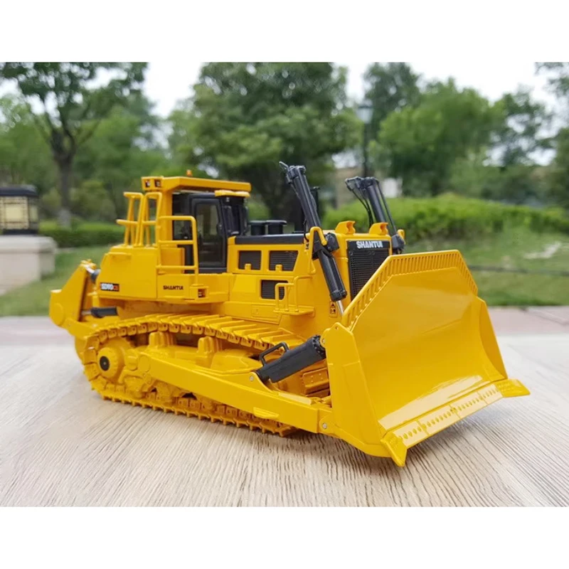 รถดันดิน SHANTUI SD90-C5 รุ่นหล่อขึ้นรูปโลหะผสม อัตราส่วน 1:43 ของเล่นสะสม ของที่ระลึก ของขวัญสำหรับเด็กผู้ชาย สำหรับจัดแสดง