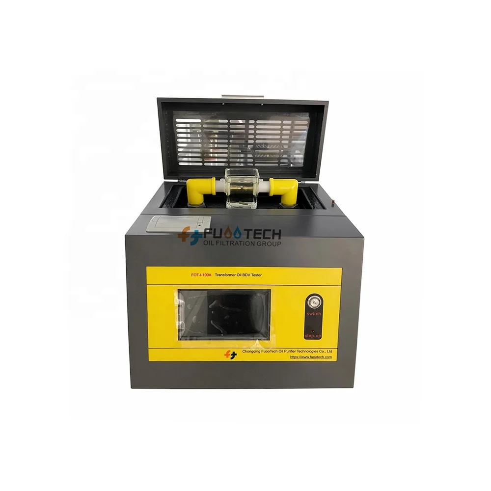 FUOOTECH FOT-IA Fully Automatic Oil Dielectric Strength Tester/ Insulation Oil Test Set/ Transformer Oil BDV Analysis Machine