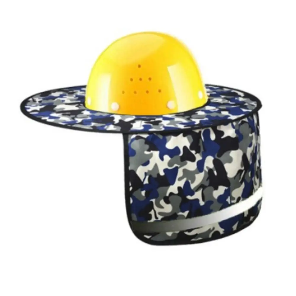 Chapeau de sécurité pare-soleil pour casque, couverture avec bande de coulée, fournitures de sécurité de travail en plein air, accessoires de casque portables d'été