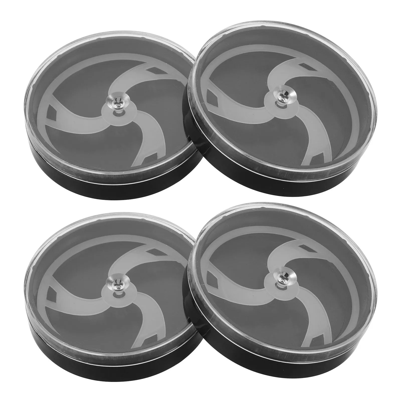 4pcs Portable Watch Dial Storage Box, Round Watch Movement Holder Dustproof Parts Storage Plate Shockproof Box For Repairing