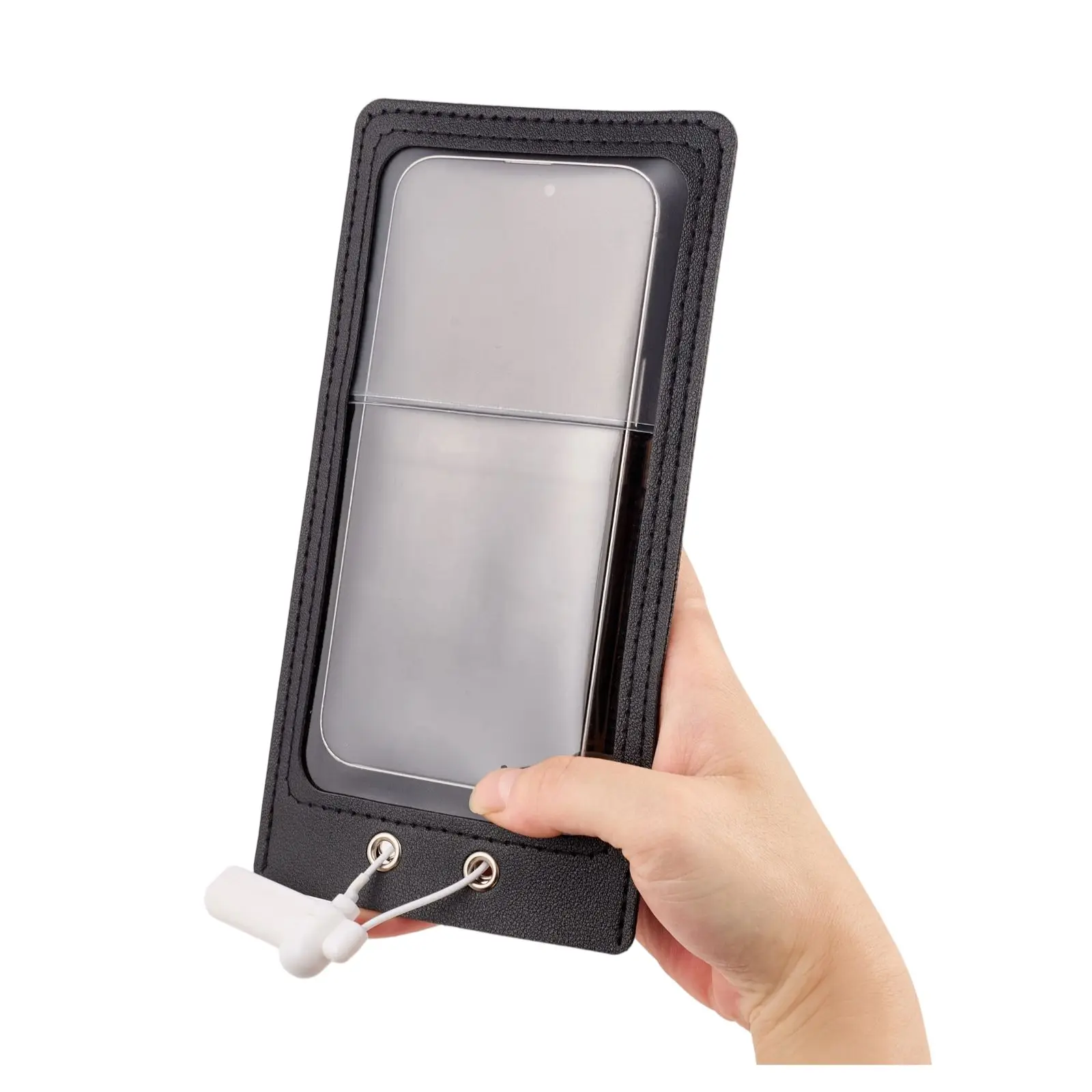 Borsa riutilizzabile in pelle riutilizzabile per telefono per la privacy per eventi Blocco fotocamera fino a 6,9" per matrimoni, feste e uso confidenziale