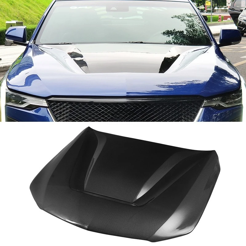 

Suitable For Cadillac CT4 CTS Carbon Fiber Cover, Modified CT4 CTS Carbon Fiber Car Engine Cover