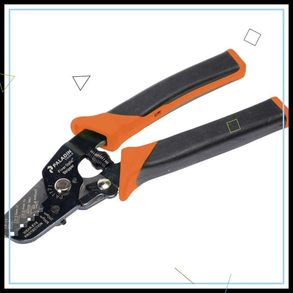 

5-in-1 Fiber Optic Stripper, ProGrip Precision Tool for FTTH, 0.25mm-3mm Cable