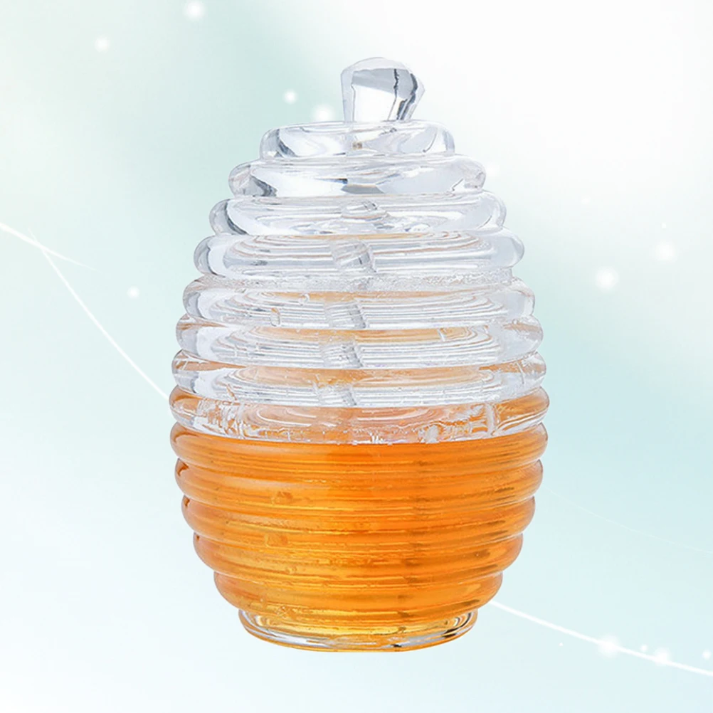 

Container Acylic Glass Dipper Juice Dispenser Pot Syrup Storage Non Toxic Tasteless Transparent Kitchen Bar