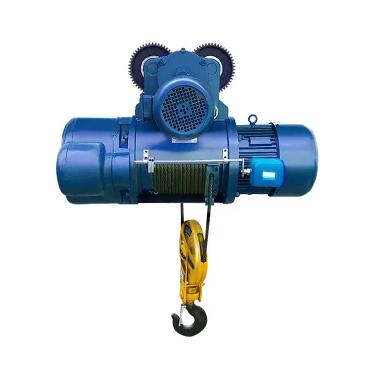 High quality 2 ton 1000 kg cd1 electric wire rope hoist price