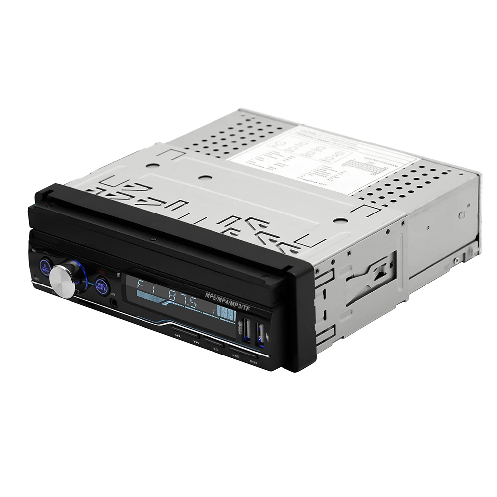 Pemutar Kartu Mp5 7-Inci yang Dapat Ditarik, Pemutar Mp4 Bluetooth dengan Gambar Terbalik Untuk Radio Mp3