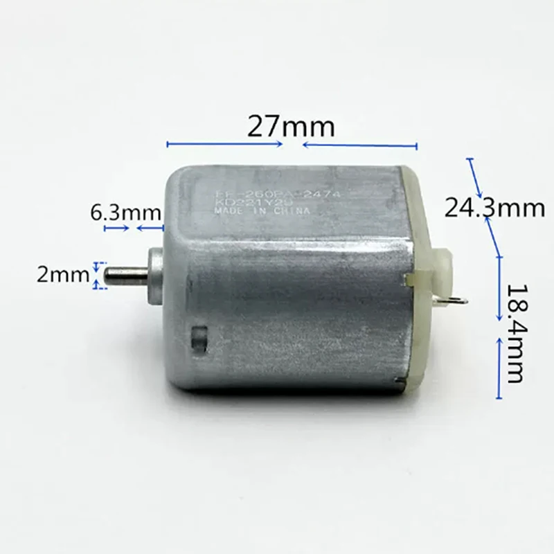 FF-260PA-2474 Mini 24mm*18mm Electric Motor DC 3V 3.7V 4.2V High Speed Engine For Electric Shaver Razor Car Toy Boat