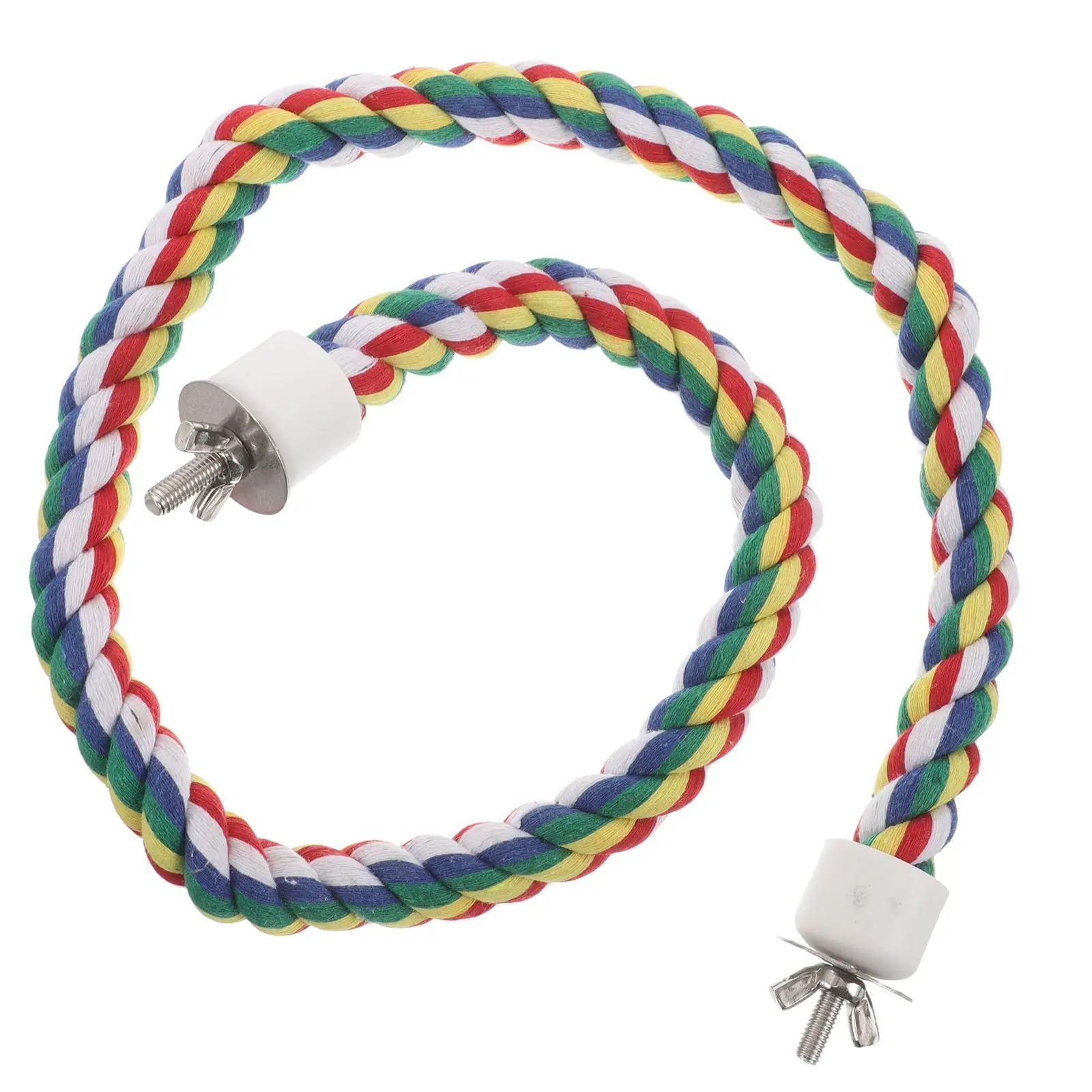 

Parrot Climbing Rope Bird Perch Birdcage Ropes for Cages Plastic Accessories Perches Parrots