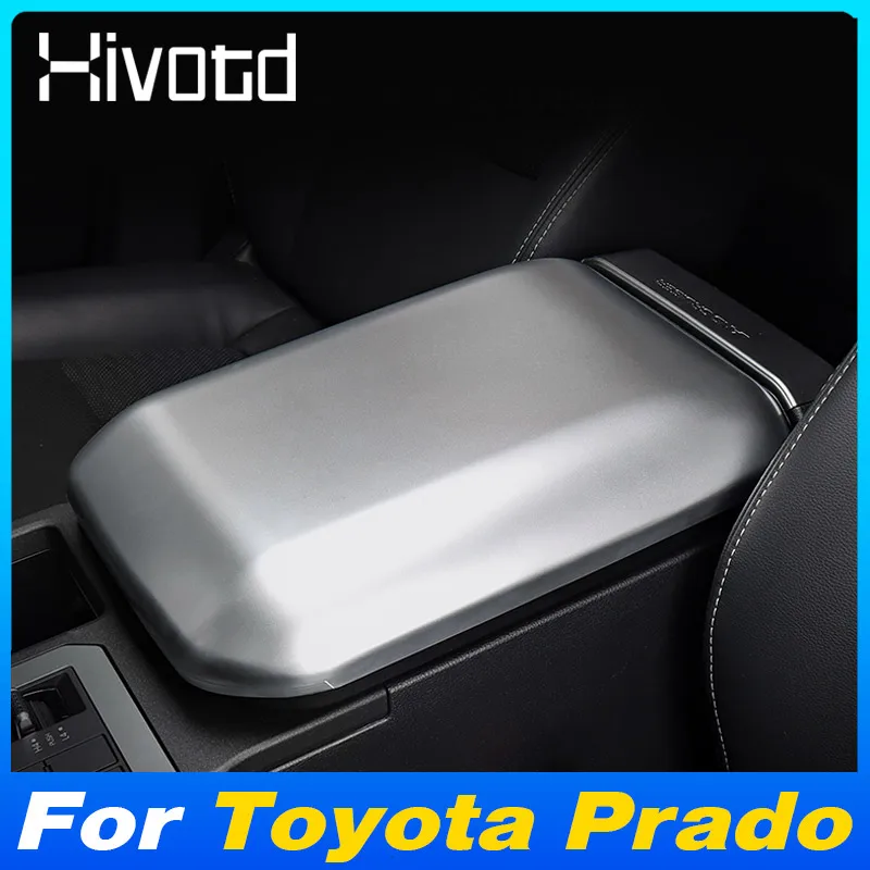 

Декоративные наклейки-накладки на центральную консоль и подлокотник из АБС-пластика, защитные аксессуары для интерьера Toyota Prado LC250 2024 2025