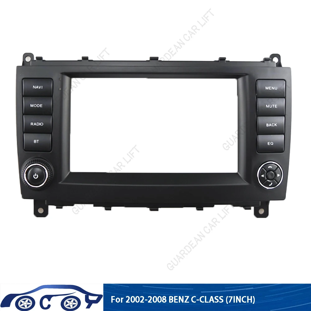 7-インチカーラジオ筋膜-2002-2008-ベンツ-c-クラス-android-ステレオフレームプレーヤー-2-din-ヘッドユニットパネルダッシュトリム