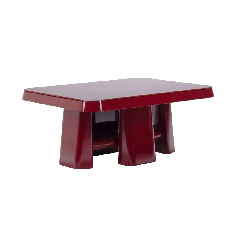 

Nordic simple light luxury medieval reception room living room coffee table sofa, minimalist round coffee table