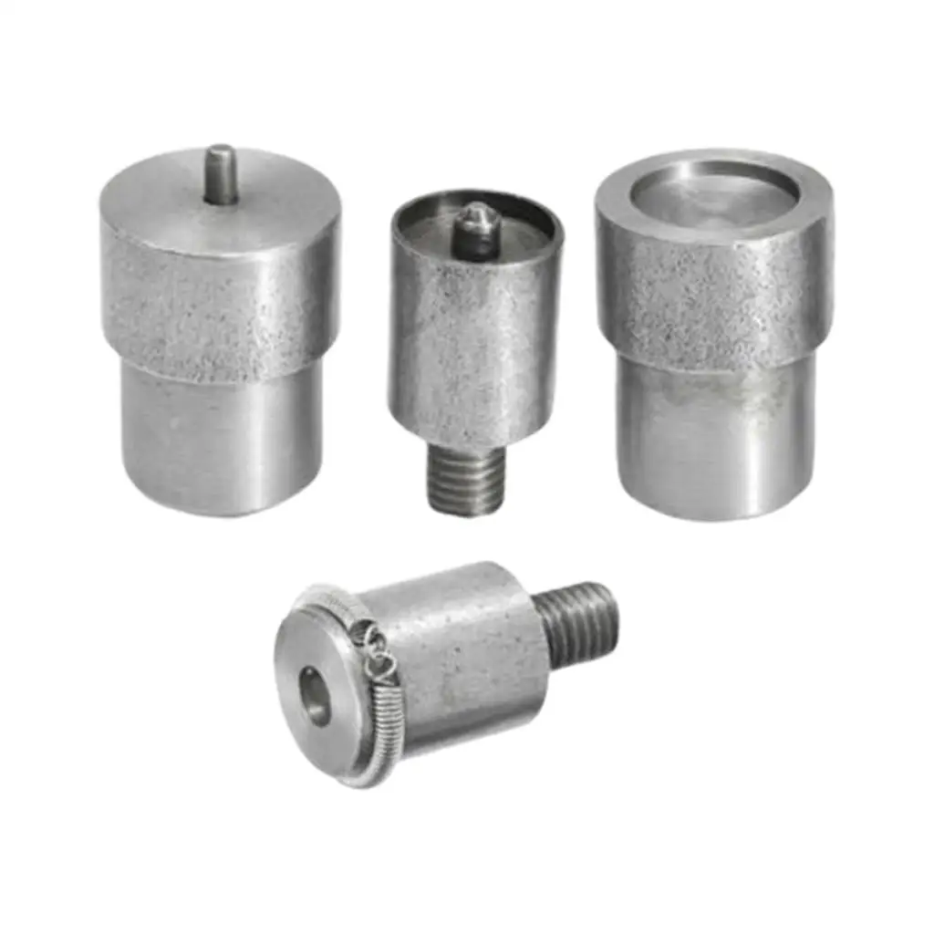 Snap Button Dies Mould Toolkit Professional Iron for Hand Press Tool Set Fits 10mm 12.5mm 15mm Snaps