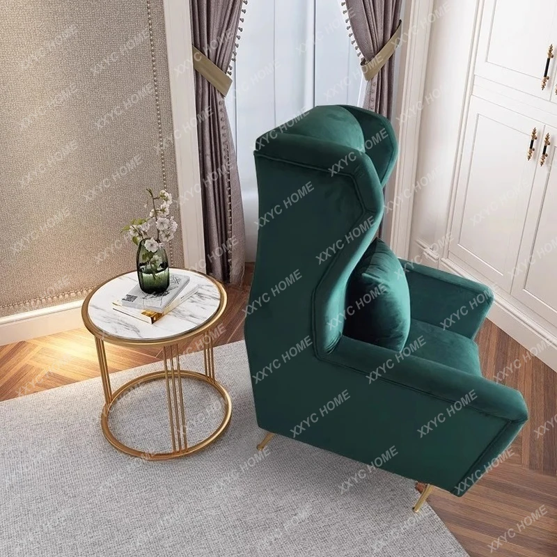 Q  modern sofa living room balcony villa high back chair simple light luxury small apartment sofa leisure tiger chair