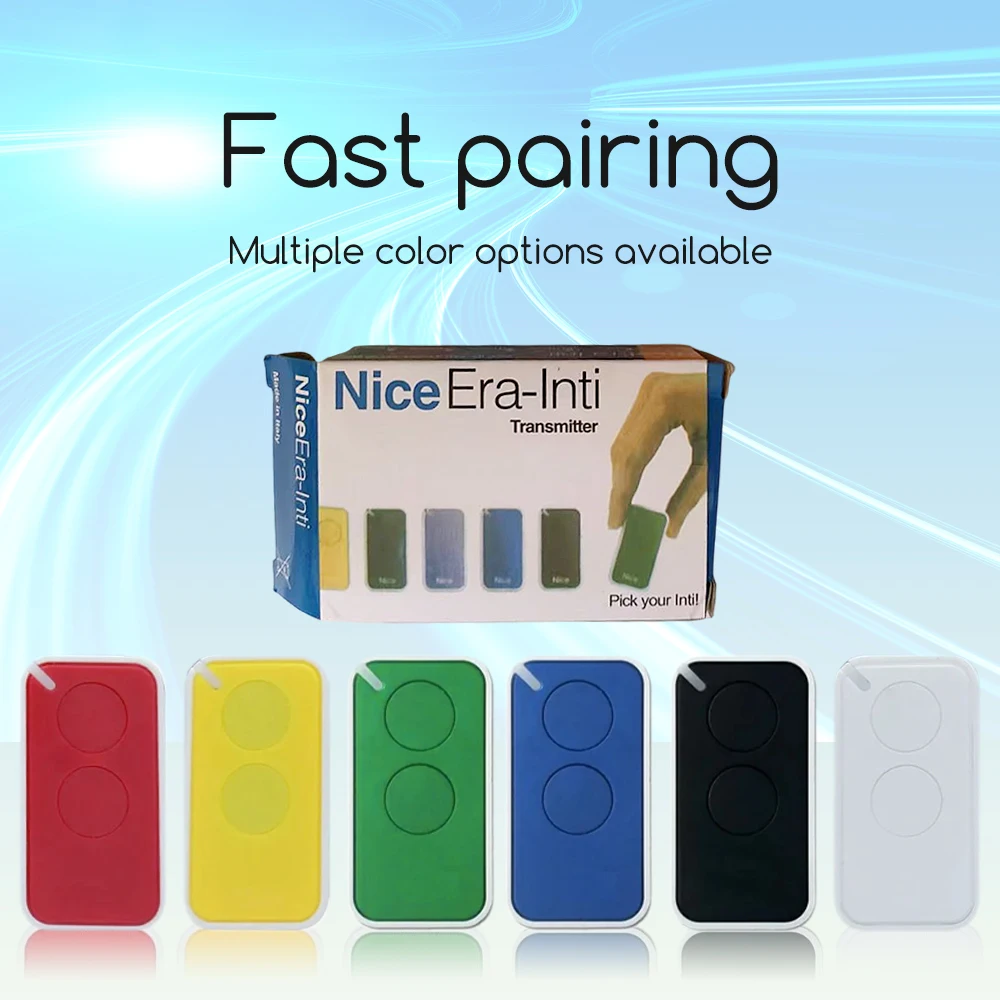 NICE ERA INTI1 INTI2 INTI1Y INTI2Y INTI1L INTI2L INTI1B INTI2B FLO1RE FLO2RE FLO4RE 電動ドアリモコン 433.92MHz