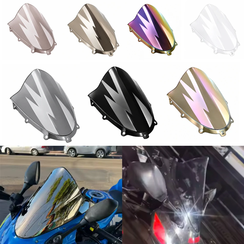 Motorcycle Windscreen Windshield Double Bubble Wind Deflector For Suzuki GSXR 125 150 2018 2019 2020 2021 2022 GSXR125 GSXR150