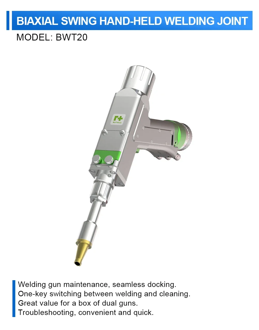 Soldadora Laser Welding Soldering Head Wire Feeding Automatic Welding Torch