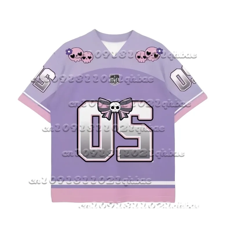 

American Digital 3D Printed Sports T-shirt for Men and Women, Loose, Casual, Breathable, Quick Drying V-neck Short Sleeved Shirt