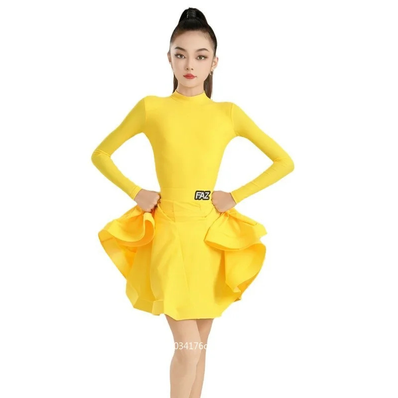 

Children's Advanced Latin Dance Costume Children's Online Star Competition Art Examination Latin Dance Set Performance Costume