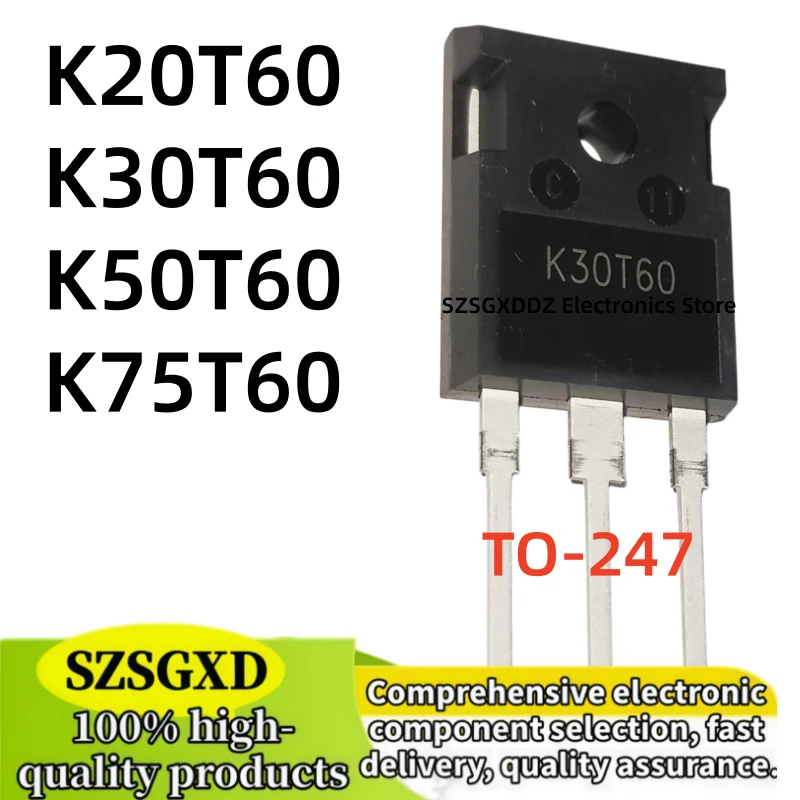5-10-20Uds 100% new TO247 IKW50N60T K75T60 IKW75N60T K20T60 IKW20N60T K30T60 IKW30N60T K50T60 TO-247 IGBT tube in stock