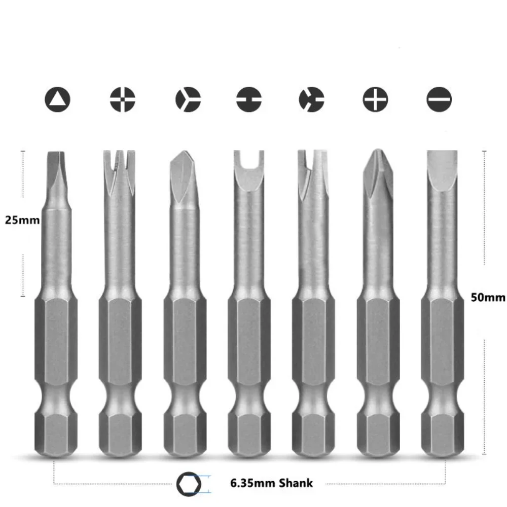 50mm Special-shaped Screwdriver Set U-shaped Y Shape Triangle Inner Cross New Three Points Phillips Slotted Screwdriver Wrench