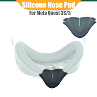 Blackout Nose Pads For Meta Quest 3S VR Prevent Light Leaks Silicone Nasal Pads Washable Anti-Leakage For Quest 3 Accessories